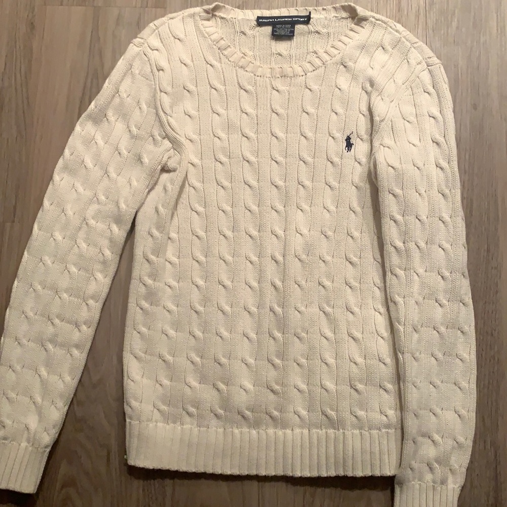 Cable knit sweater